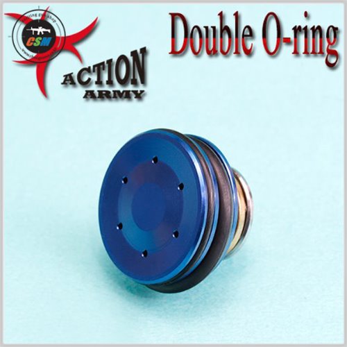[액션아미] 7075 CNC Piston Head / Double O-ring (더블오링 에어누출방지)