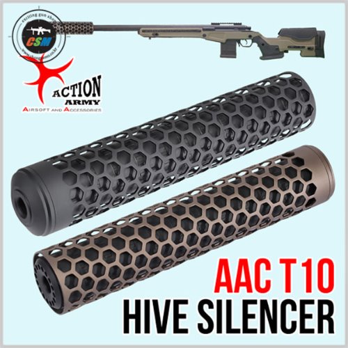 [액션아미] T10 Hive Silencer (ACTION ARMY 14mm역나사 소음기)