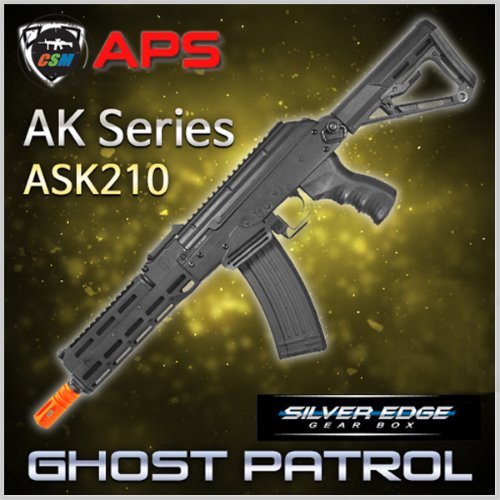 [APS] EBB Ghost Patrol AK / ASK210 (VER3 실버엣지 블로우백 전동건 AK소총 성인용비비탄총)