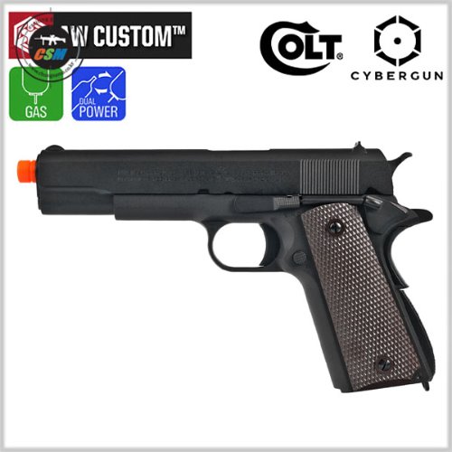 [WE / AW Custom] Cybergun Colt 1911 GBB + 사은품패키지 (풀메탈 콜트 라이센스버전)