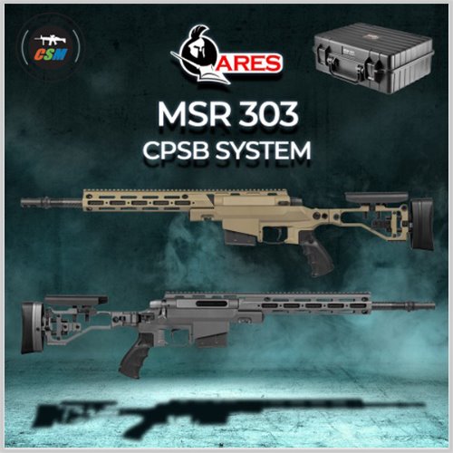[ARES] MSR 303 Snipergun (색상선택 / 풀메탈 볼트액션 에어코킹식 스나이퍼건 저격총)