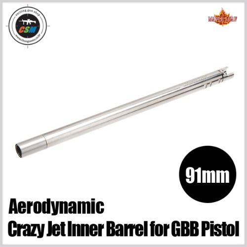 [Maple Leaf] Crazy Jet(크레이지젯) Aerodynamic 6.02 Inner Barrel for GBB Pistol - 91mm