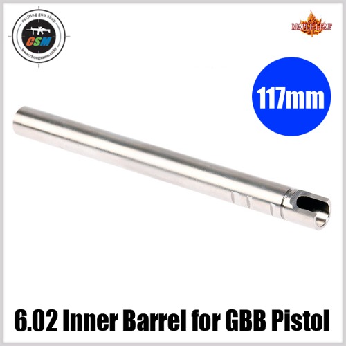 [Maple Leaf] 6.02 Inner Barrel for GBB Pistol - 117mm