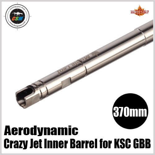 [Maple Leaf] Crazy Jet(크레이지젯) Aerodynamic 6.02 Inner Barrel for KSC M4/MASADA - 370mm