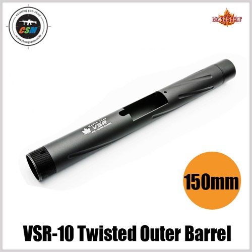[Maple Leaf] VSR-10 Twisted Outer Barrel 285mm for inner barrel 150mm