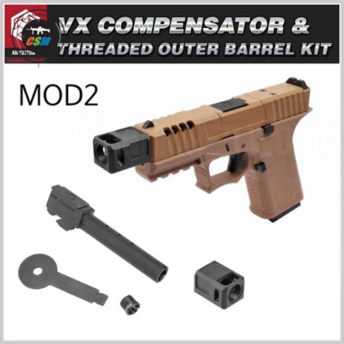 [WE] AW G17/G19 VX Compensator + Threaded Outer Barrel Kit MOD2 - 선택