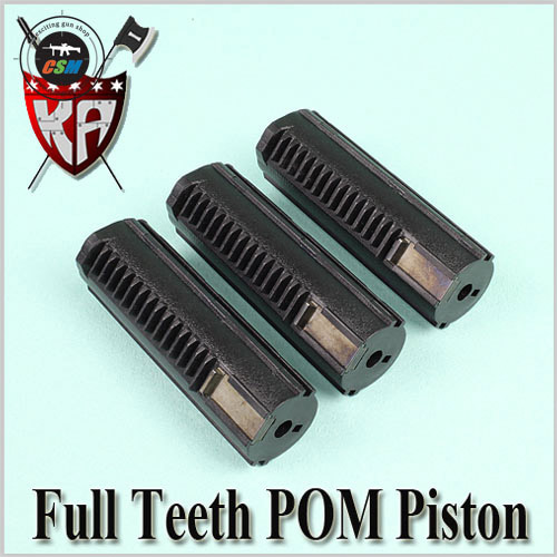 POM Full Teeth Piston (3 Pcs Bulk Pack) 