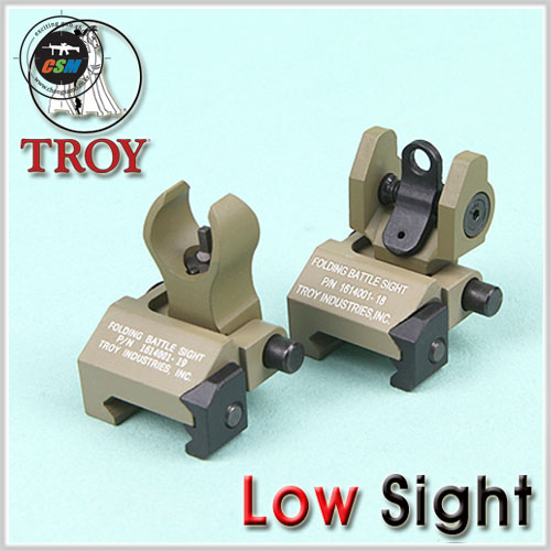 Troy Folding Battle Low Sight / TAN