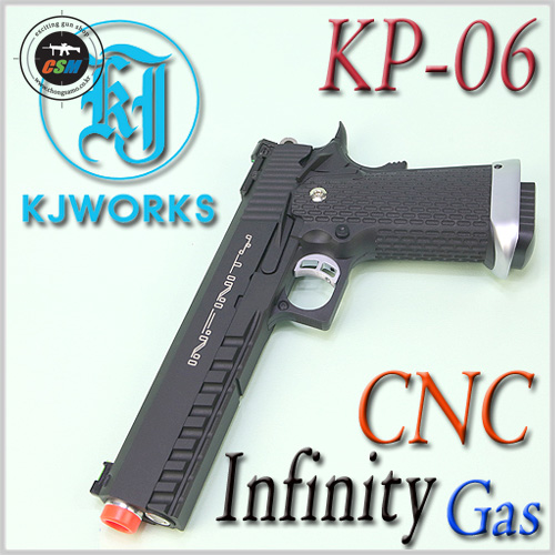 [KJW] KP-06 Hi-CAPA INFINITY GBB + 사은품패키지 (KP06 하이카파 인피니티 풀메탈 핸드건 비비탄총)