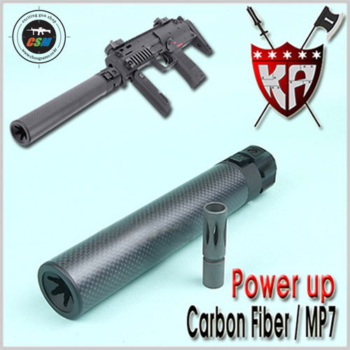 [KSC GBB]  Power up Carbon Fiber Silencer for MP7
