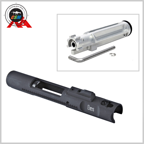 [라텍 RA-TECH Steel Bolt Carrier &amp; CNC NPAS Aluminum nozzle Set For VFC HK416C GBBR