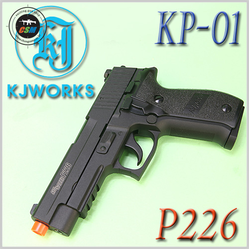 [KJW] KP-01 MARKING / P226 GBB + 사은품패키지 (풀메탈 가스건 핸드건 서바이벌 비비탄총)