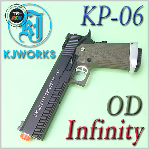 [KJW] KP-06 Hi-CAPA INFINITY OD GBB (KP06 하이카파 인피니티 풀메탈 핸드건 비비탄총)