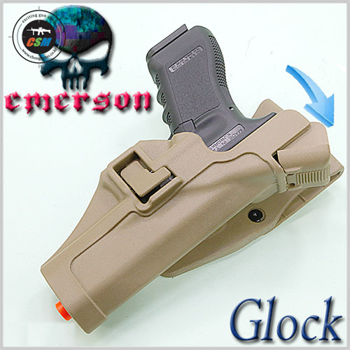 Glock Serpa Auto Lock Duty Holster / DE