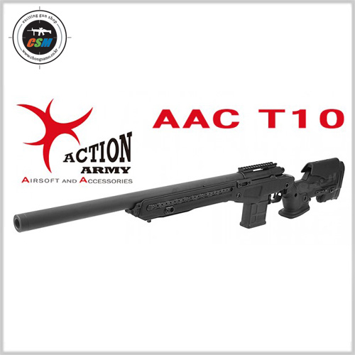 [액션아미] ACTION ARMY AAC T10-BK (볼트액션 스나이퍼건 저격총)