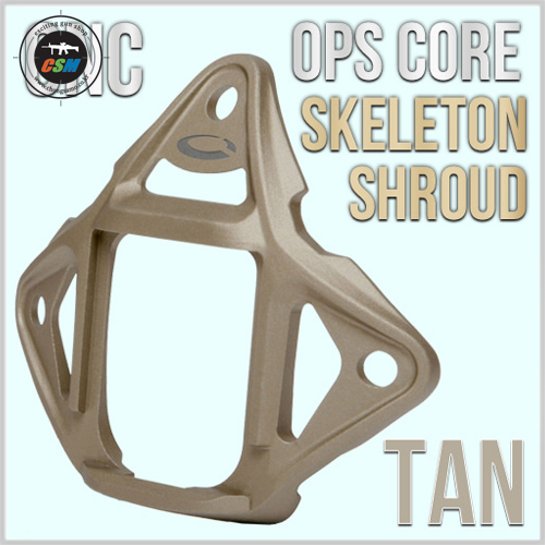 OPS Core Skeleton Shroud Helmet Mount / TAN 