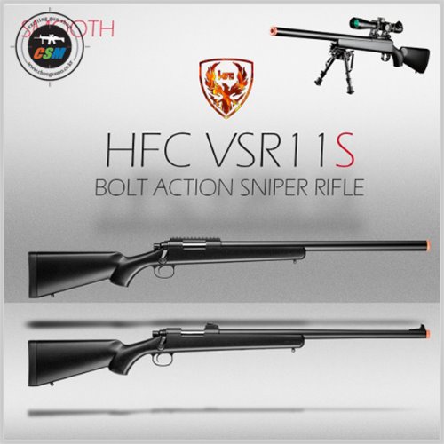 [HFC] VSR-11S Bolt Action Spring Snipergun (볼트액션 스나이퍼건 사이트타입 레일타입 에어코킹식 저격총)
