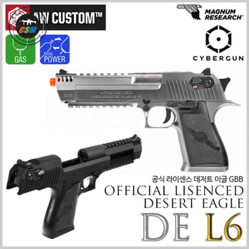 [AW Custom] WE DESERT EAGLE L6 .50AE GBB + 사은품패키지 (풀메탈 데저트이글 가스권총)