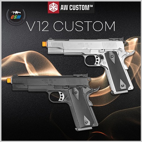 [AW Custom]  WE V12 Custom + 사은품패키지 ( 풀메탈 가스권총 비비탄총 가스핸드건)