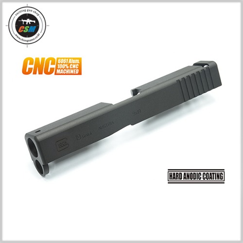 [가더]  Aluminum CNC Slide for MARUI G19 Gen4 (글록19젠4 메탈슬라이드 블랙)